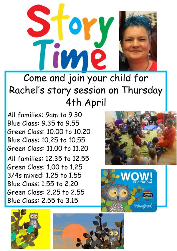 Image of Story Time Thursday 4th April 2019