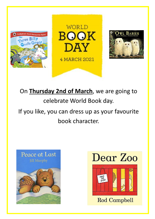 Image of World Book Day 2nd March